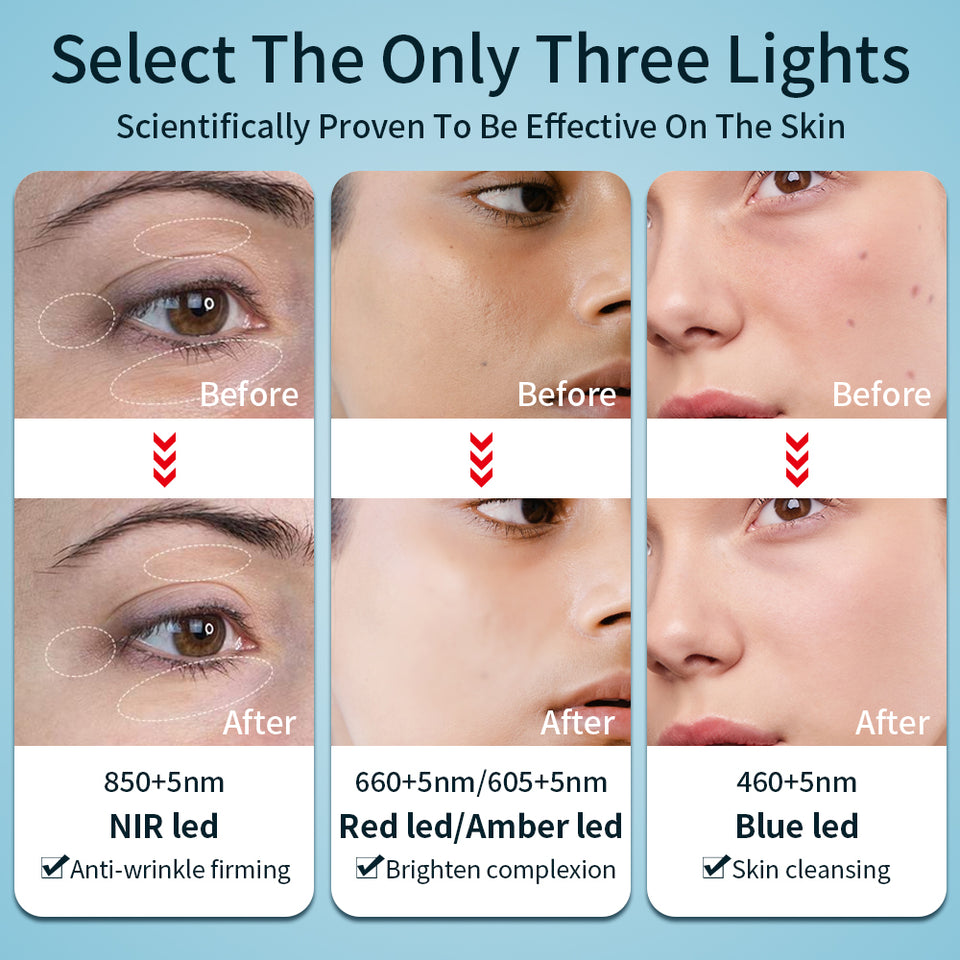 Advanced 7-Color LED Silicone Facial Mask – Professional Anti-Aging Light Therapy System