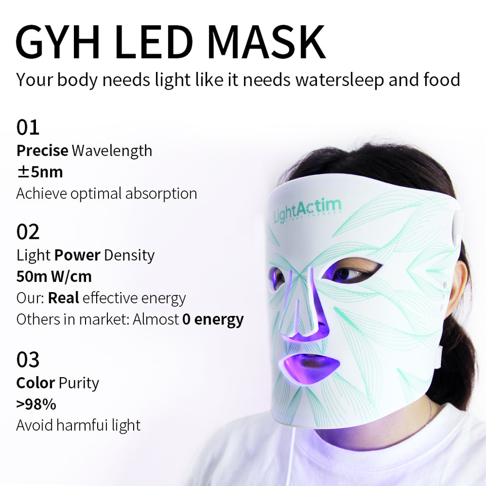 Advanced 7-Color LED Silicone Facial Mask – Professional Anti-Aging Light Therapy System
